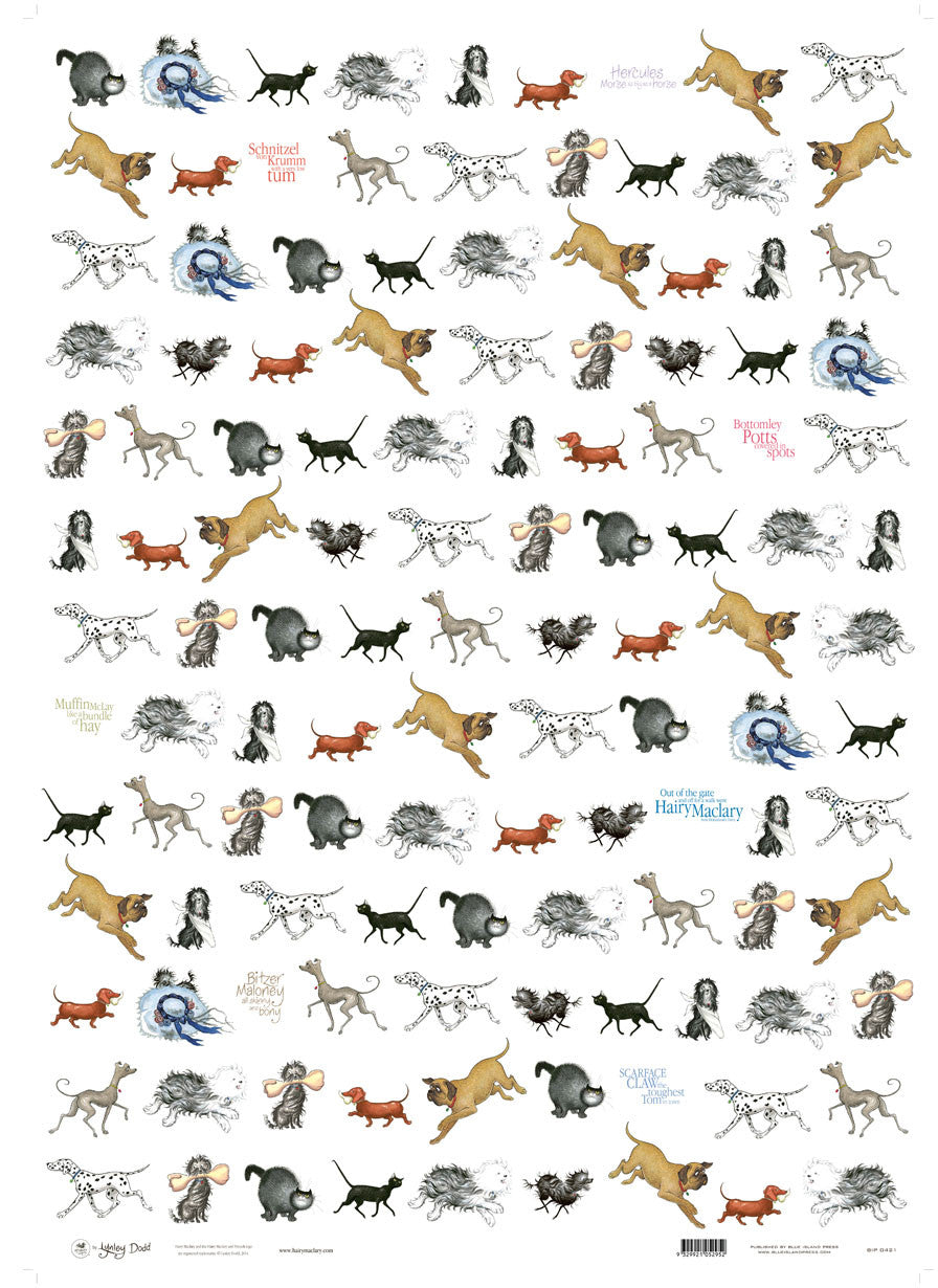 Hairy Maclary Wrapping Paper # 1