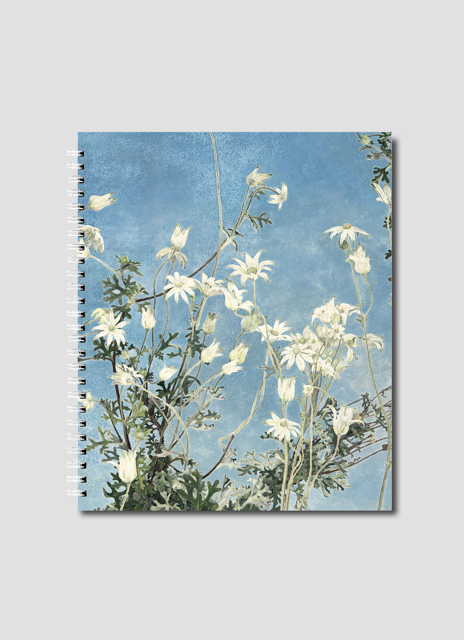 Cressida Campbell Small Notebook - Flannel Flowers (detail)