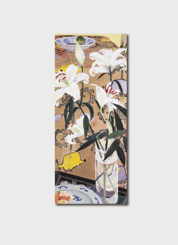 Cressida Campbell Bookmark - Lilies With Indian Cloth