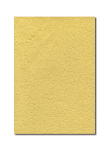 Handmade in Chiang Mai Mulberry Paper - Yellow (CHM0033)