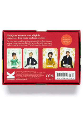 Matchmaking - the Jane Austen Memory Game (back of box)