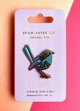 Splendid Fairy Wren Enamel Pin