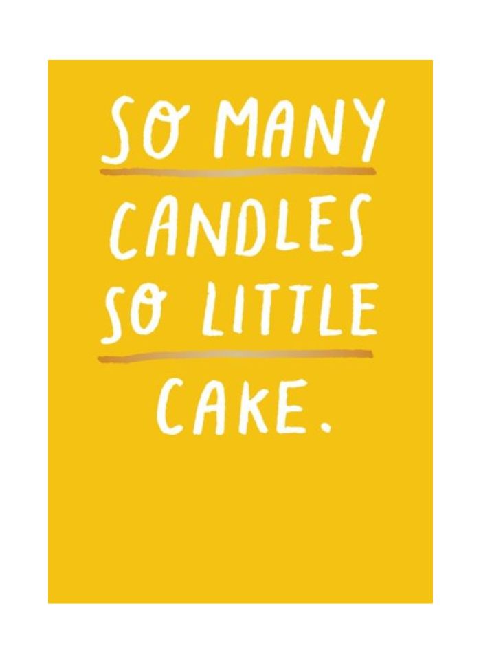 Ohh Deer Card - So Many Candles
