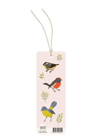 Earth Greetings Bookmark - Little Birdies (reverse)