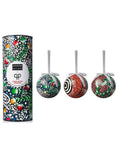 Pack of 3 Christmas Baubles - Coral Hayes