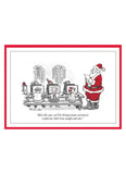 New Yorker Cartoon Christmas Card - Private Contractors