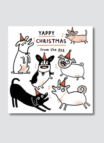 Gemma Correll Christmas Card - Yappy Christmas
