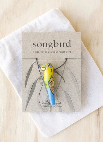 Songbird Whistle Necklace - Budgerigar