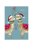 Hutch Cassidy Christmas Card - Llamas