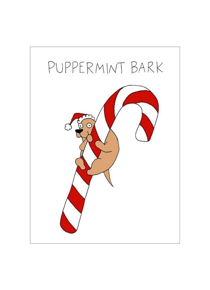 Puppermint Bark Christmas Card