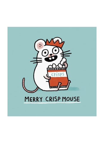 Merry Crispmouse Christmas Card