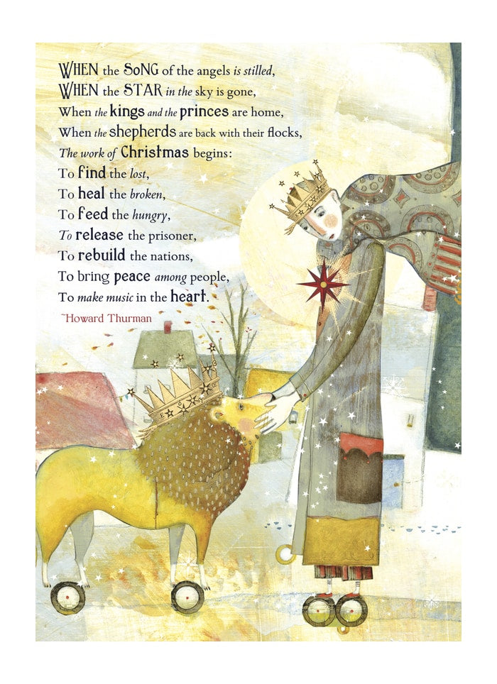 Sacredbee Christmas card - Music in the Heart