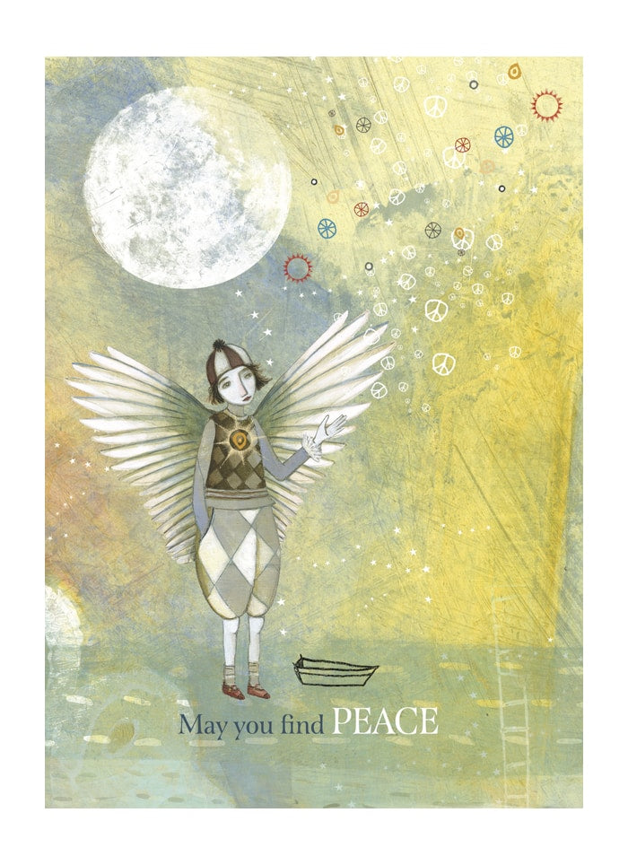 Sacredbee Christmas card - Find Peace