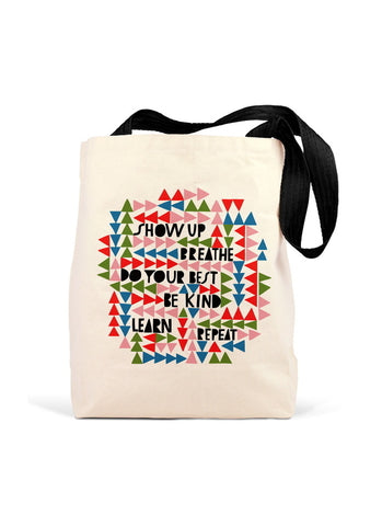 Tote Bag - Show Up, Breathe