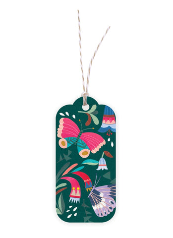 Gift Tag - Tropical Butterflies