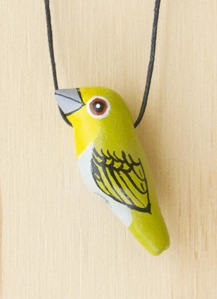 Songbird Whistle Necklace - Silvereye