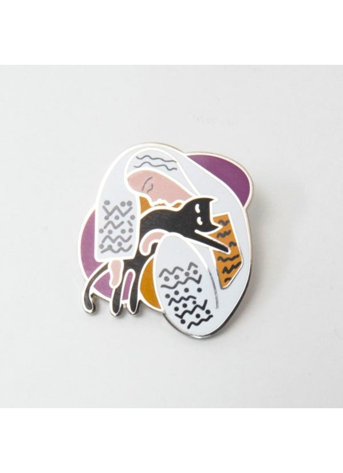 Catisse Hug Enamel Pin