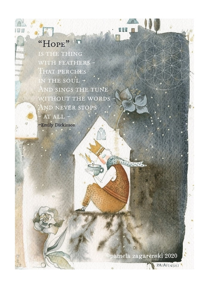 Sacredbee greeting card - Hope