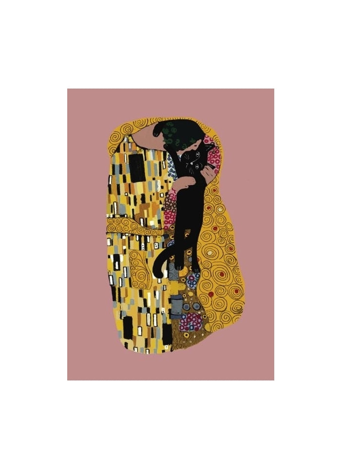 Niaski - Gustav Klimt Cat Kiss