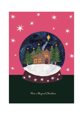 Hutch Cassidy Christmas Card - House Globe