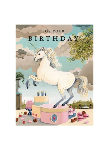 Joo Joo Paper Foil Card - Unicorn BirthdayJoo Joo Paper Foil Card - Unicorn Birthday