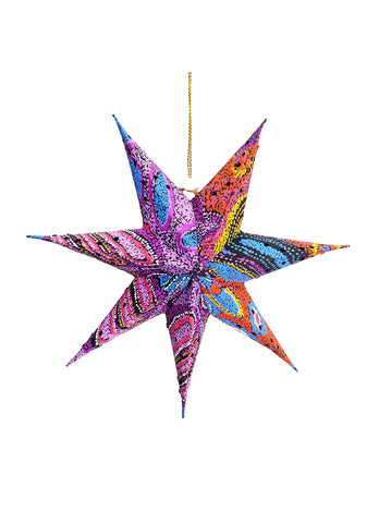 Better World Arts Handmade Paper Star - Andrea Mimpitja Adamson