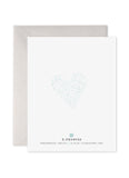 E. Frances- Wedding Wishes (foiled) back of card
