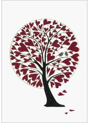 Forever Laser Cut Card - Heart Tree