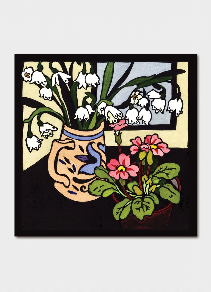 Kit Hiller art card - Spring Flowers