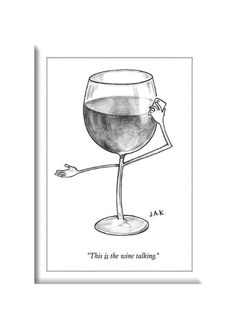 New Yorker Magnet - This is the Wine Talking