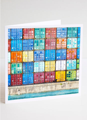 Fremantle Shipping Containers - Braw Paper Co Note Card