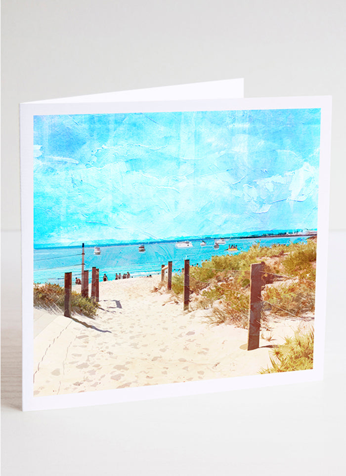 Summer Days at South Beach - Braw Paper Co Note Card
