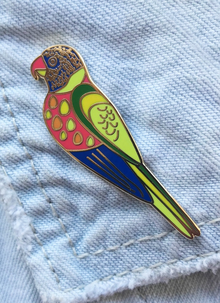 Rainbow Lorikeet Enamel Pin