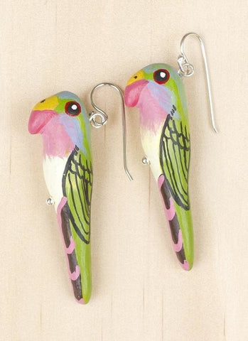 Songbird Earrings - Princess Parrot