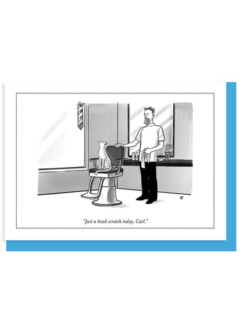 New Yorker Cartoon Card - Head Scratch