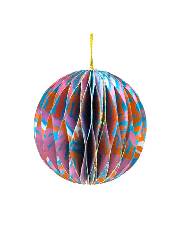 Better World Arts Handmade Paper Honeycomb Ball - Murdie Morris