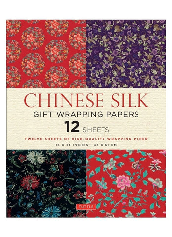 Chinese Silk Gift Wrapping Papers