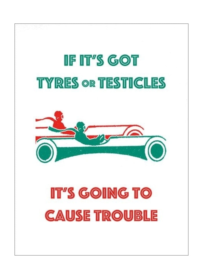 Archivist Press - Tyres or Testicles (Letterpress)