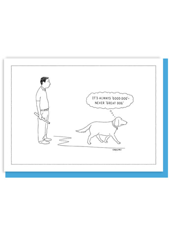 New Yorker Cartoon Card - Good Dog