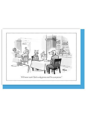 New Yorker Cartoon Card - It'll Never Work