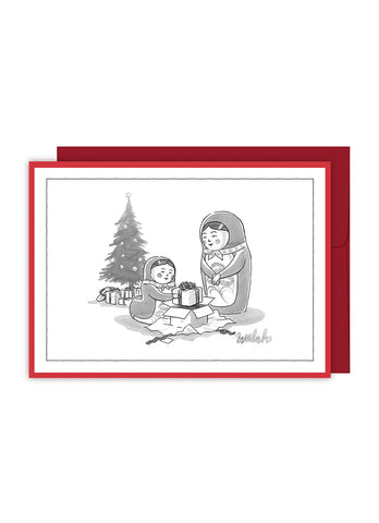 New Yorker Cartoon Christmas Card - Nesting Doll Xmas Gifts