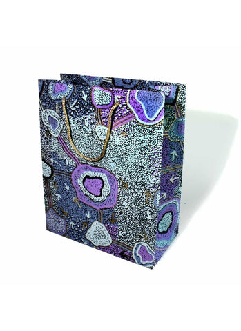 Better World Arts Handmade Paper Gift Bag - Pauline Nampijinpa Singelton