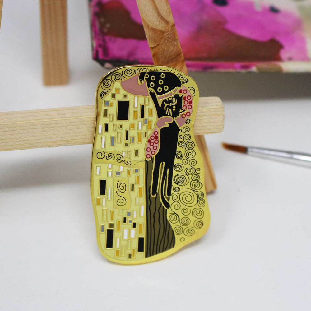 The Cat Kiss Luxury Enamel Pin