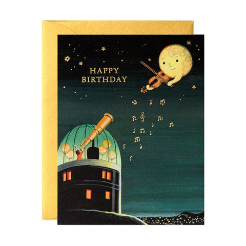 Joo Joo Paper Foil Card - Observatory Birthday