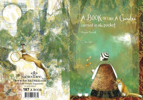 Sacredbee greeting card - A Book