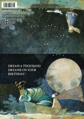 Sacredbee greeting card - A Thousand Dreams