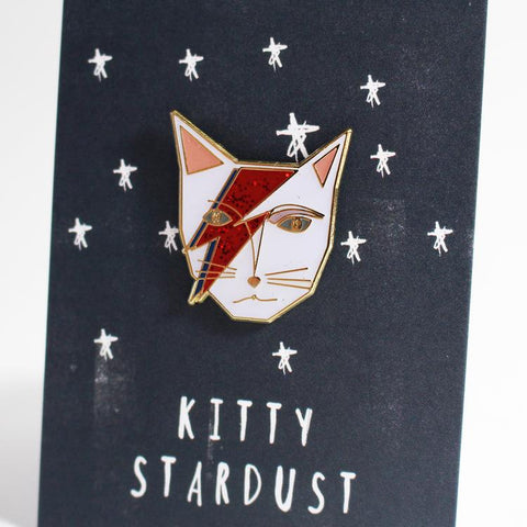 Kitty Stardust Enamel Pin
