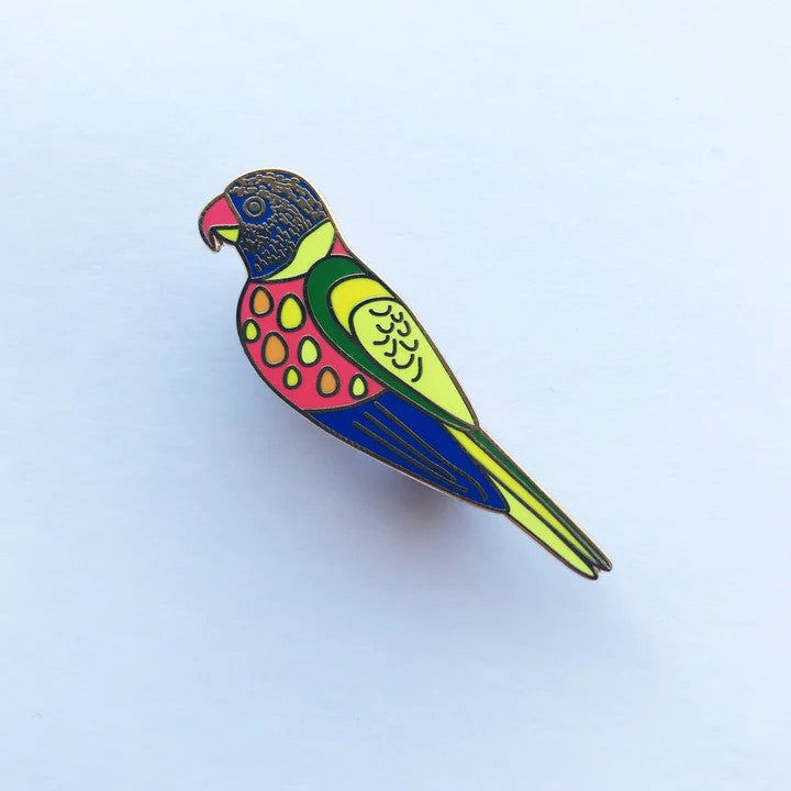 Rainbow Lorikeet Enamel Pin